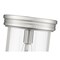 Z-Lite Thayer Flush Mount, 1-Light, 9.25 In.W x 11 In.H, Brushed Nickel/Clear 742F9-BN - alternate 8